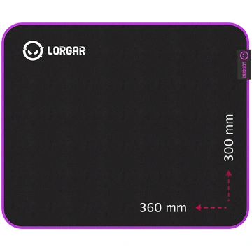 LORGAR Main 313, Gaming mouse pad, High-speed surf