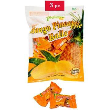 Žāvētas mango un ananāsu bumbiņas, Dried Mango Pin