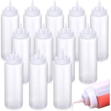Singhoow 10 Pack 32oz Squeeze pudeles Lielas izspi