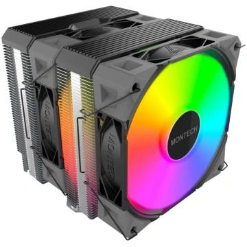 Procesora dzesētājs Montech NX600 ARGB, melns, 120