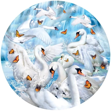 Puzzle Schory - Swan Waterfall Sunsout