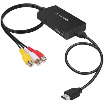RCA uz HDMI pārveidotājs, AV uz HDMI adapteris, AV