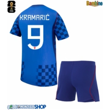 Maglie da calcio Croazia Andrej Kramaric #9 Second