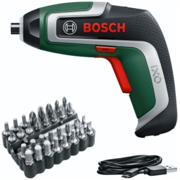 Bosch IXO 7 + 32 uzgaļu komplekts kartonā