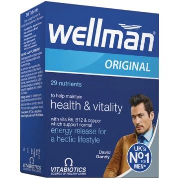WELLMAN®, tabletes N30 VITABIOTICS Ltd