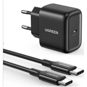 Ugreen sieciowa UGREEN CD250, 25W, USB-C () + USB-