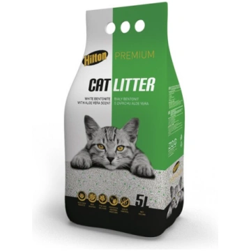 Bentonīts kaķiem Hilton Cat Litter White Aloe, 5 l