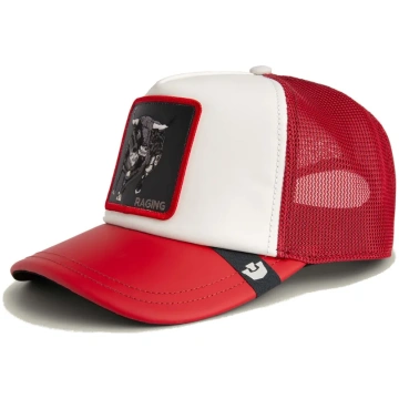 Cepur izliekta truckeris sarkans snapback LFG Ragi