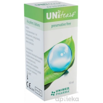 UNItears acu pilieni 10ml, bez konservantiem