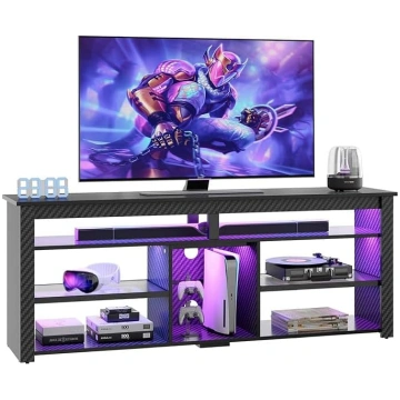 Bestier TV Stand for 70 Inch TV, Tall Entertainmen