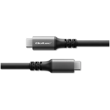 Qoltec 50669 USB4 Cable USBC 240W Thunderbolt 3,4 