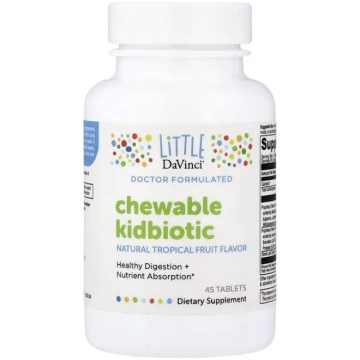 Little DaVinci, Chewable Kidbiotic, Natural Tropic
