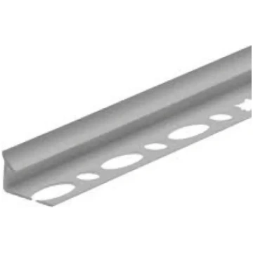 FLĪŽU LĪSTE PVC 7MM, Pelēka iekšējais stūris xx