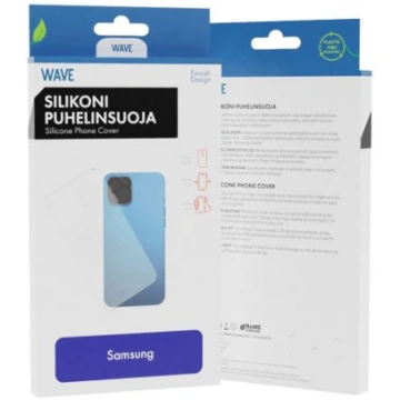Wave silikonisuojus Samsung Galaxy A12 lapinakyva 