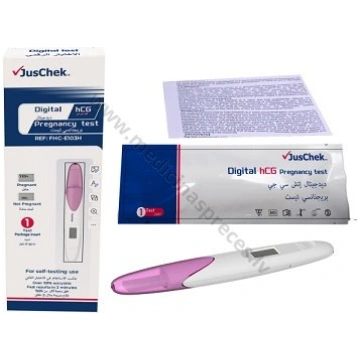 hCG grūtniecības noteikšanas tests urīna strūklā,