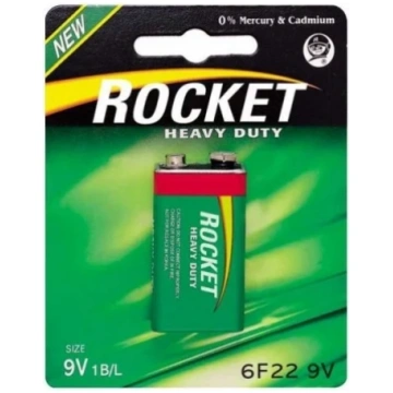 Rocket 6F22-1BB (9V) Blistera iepakojumā 1gb