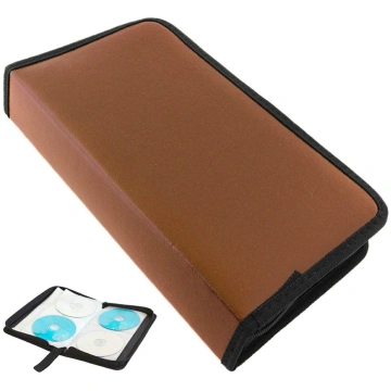 Korpuss 80 cd/dvd diskiem, brūns | Disc case for d