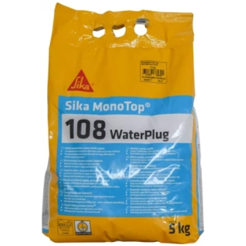 Sika MonoTop 108 WaterPlug 5kg Ātri cietējoša java