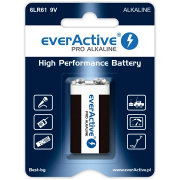 Alkaline battery 6LR61 9V (R9*) everActive Pro ( E