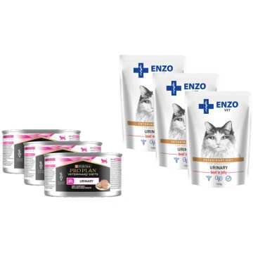 PURINA Veterinary PVD UR Urinary Cat Indyk 195g pu