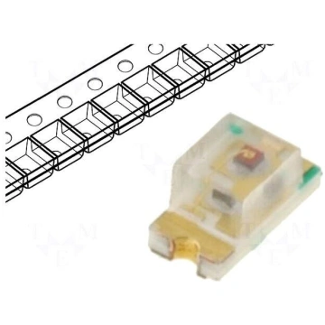 LED | SMD | 0603 | amber | 90mcd | 1.6x0.8x0.45mm 