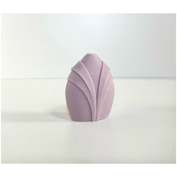 Eleganta sojas vaska svece gaiši violeta » Grezni.