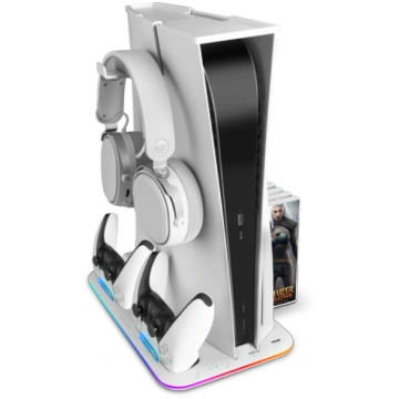 Mars Gaming Multifunctional PS5 stand with cooling