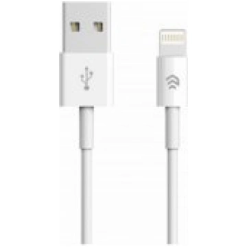 Devia Smart Cable for Lightning (5V 2.1A,1.2 M) Wh