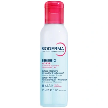 BIODERMA Sensibio H2O eye divfāžu attīrošais ūdens