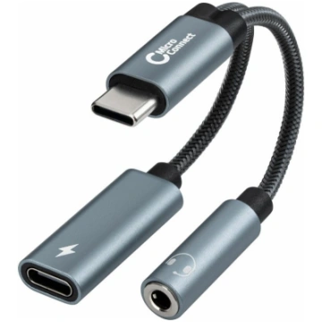 MicroConnect USB-C to headphone jack / charging ad