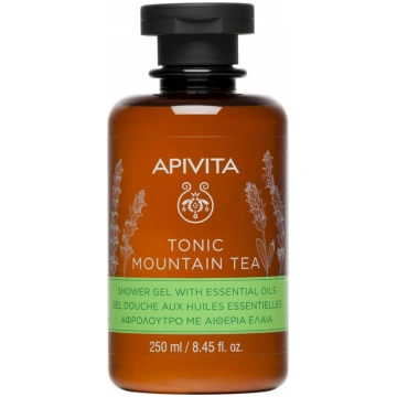 Apivita Tonic Mountain Tea Shower Gel with Essenti