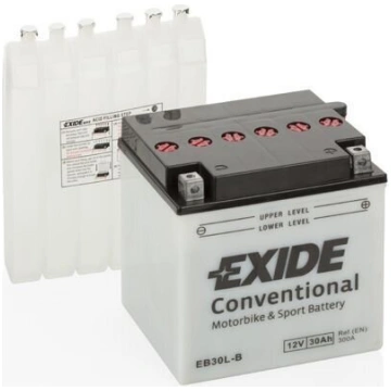 Exide moto akumulators 12V 30Ah YB30L-B 165x130x17