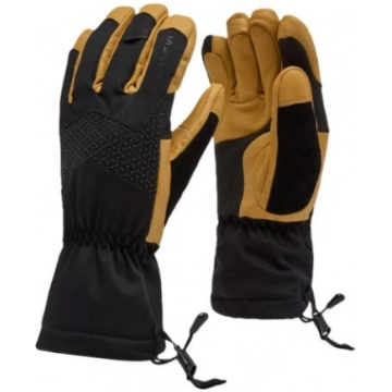 Cimdi ALPINE GUIDE Leather Gloves, izmērs: L, Blac