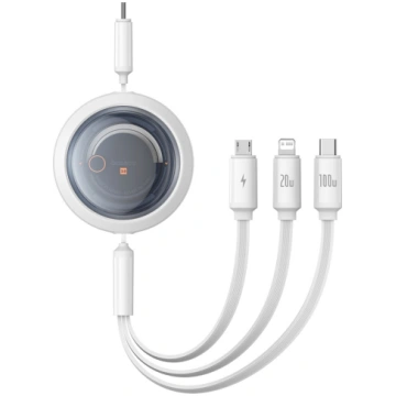 3v1 Universāls USB-C - Lightning / USB-C / micro U