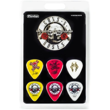 GNR001 GUNS N' ROSES GUITAR PICKS (6-BAG) Dun