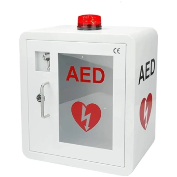 AED defibrilatora glabāšanas skapis, pie sienas mo