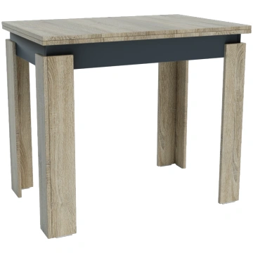 Ēdamgalds izvelkams “FAMILY” 90×60 sonoma/antracit