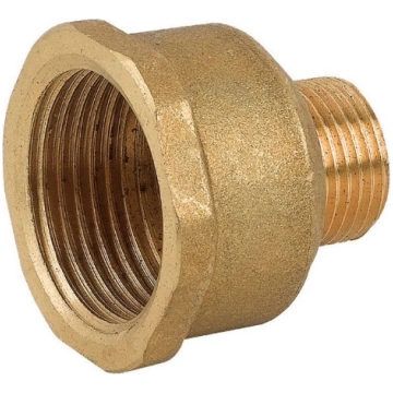 Pāreja 1/4"Mx3/8"F, misiņa C023111
