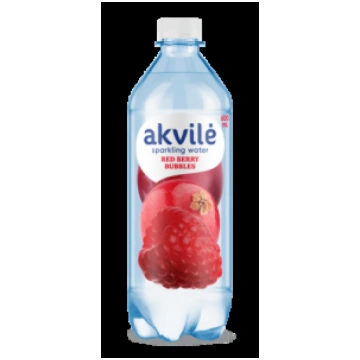 Aromatizēts dzeramais ūdens AKVILE ar sarkano ogu 