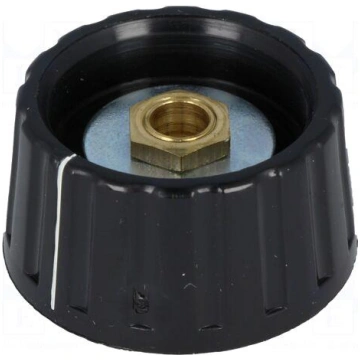 Knob | with pointer | plastic | Øshaft: 6mm | Ø36x