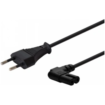 SAVIO CL-144 Power cable Black 3 m angled CL-144
