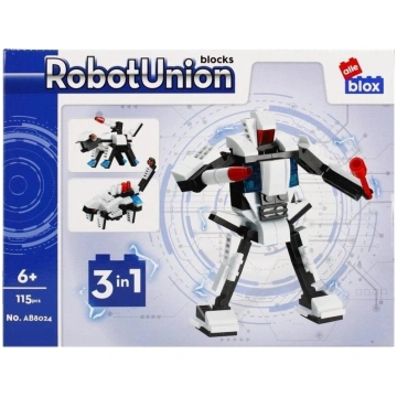 Būvkonstrukciju klucīši Robots 115 gab ALLEBLOX