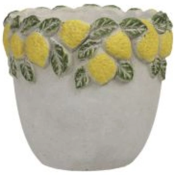 Betona puķu pods - "Citrons", 385208