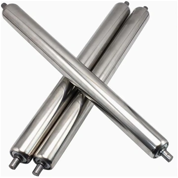 Robusta Edelstahl-Förderrollen, 25 mm Durchmesser,
