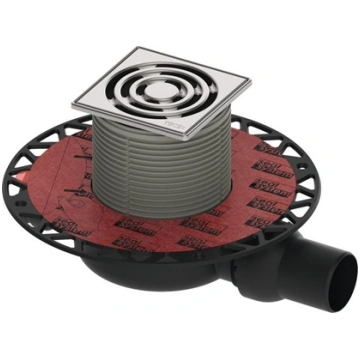 TECEdrainpoint S112 traps DN50 zemais ar pretsmaku
