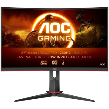 Monitors AOC Gaming, C27G2Z3, IPS, 280 Hz, FHD, 27
