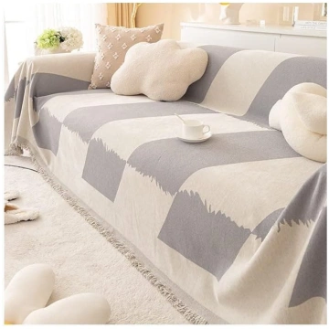 Sofa Cover Cotton Woven Throw Blankets Sofa Towel 