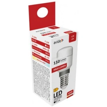 LED spuldze E14, T26, 1.3W, 150lm, 3000K Avide