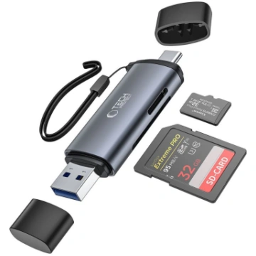 Tech-Protect SD / micro SD atmiņas karšu lasītājs 