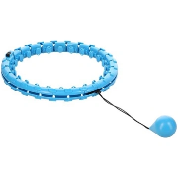 Vingrošanas aplis ar atsvaru FH01 BLUE HULA HOOP W